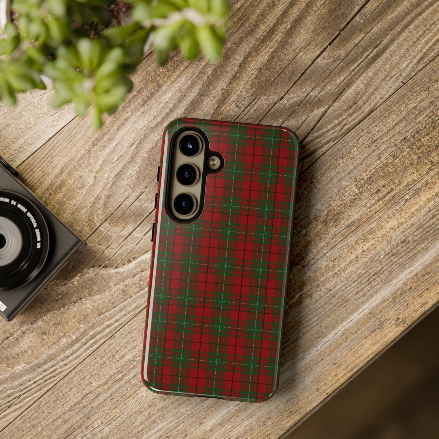 Étui de téléphone à motif tartan écossais - MacAuley, Divers
