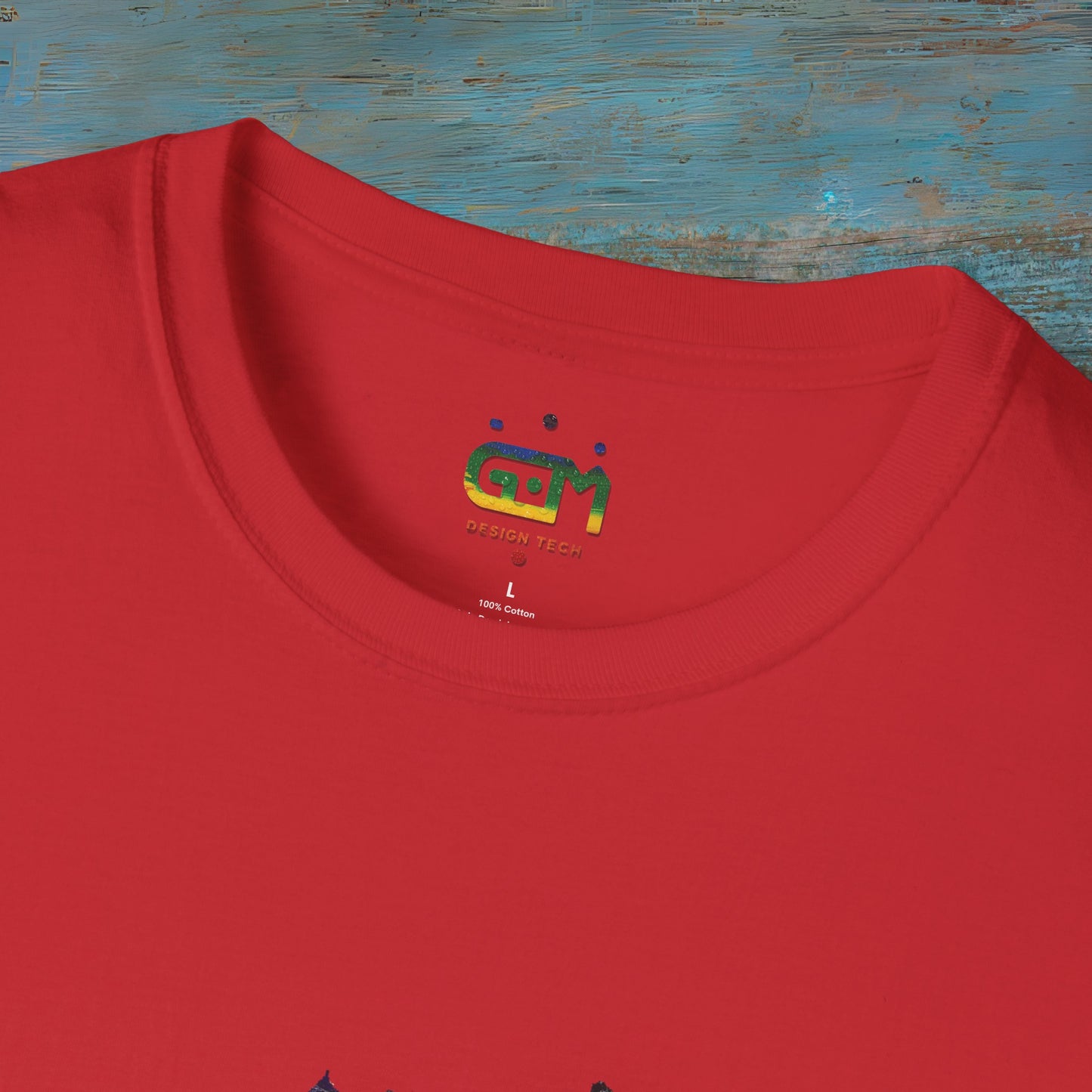 Edinburgh Castle Pride Rain Art Unisex T-Shirt