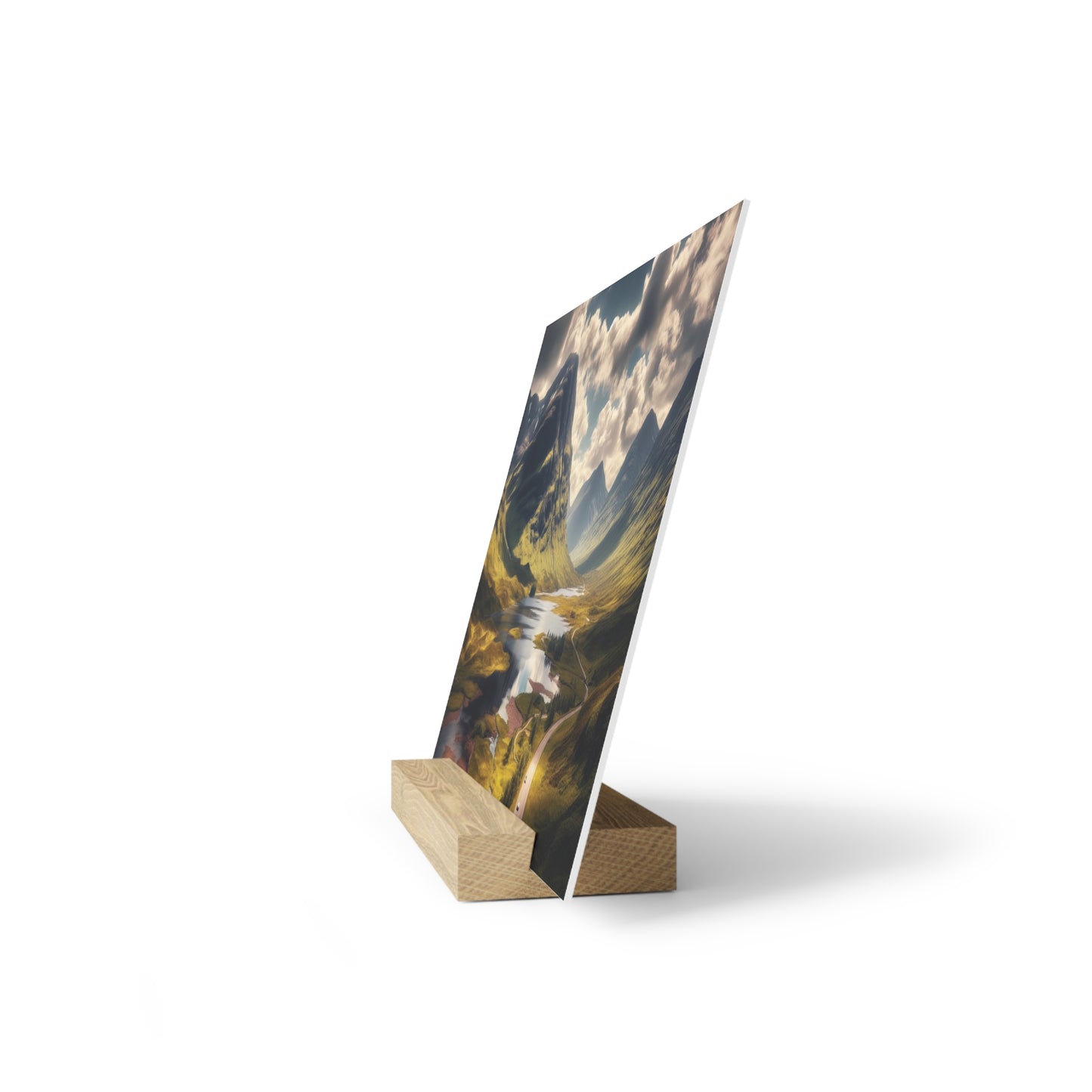 Scenic Collection Gallery Stand Glen Coe, Oak Picture Stand, Scotland Art, Scenery, Landmarks, Various Sizes