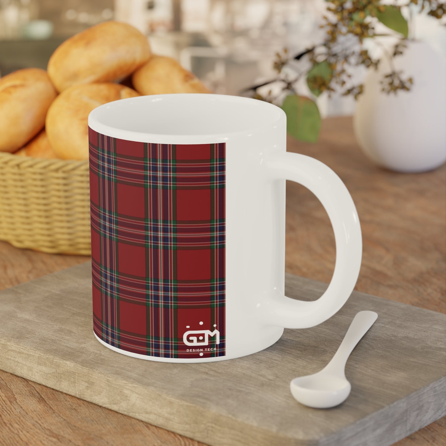 Tartan Mug - MacFarlane Tartan, Scottish, Various Sizes