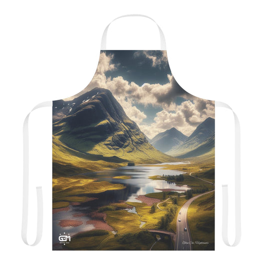 Glen Coe - Highlands Apron, Scottish Cooking Apparel, Chef Accessory