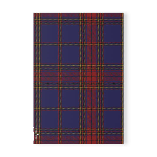 Scottish Tartan Softcover A5 Notebook - Leslie