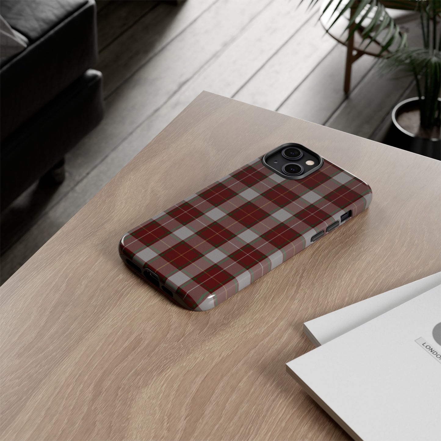 Étui de téléphone à motif tartan écossais - Robe MacFie, divers