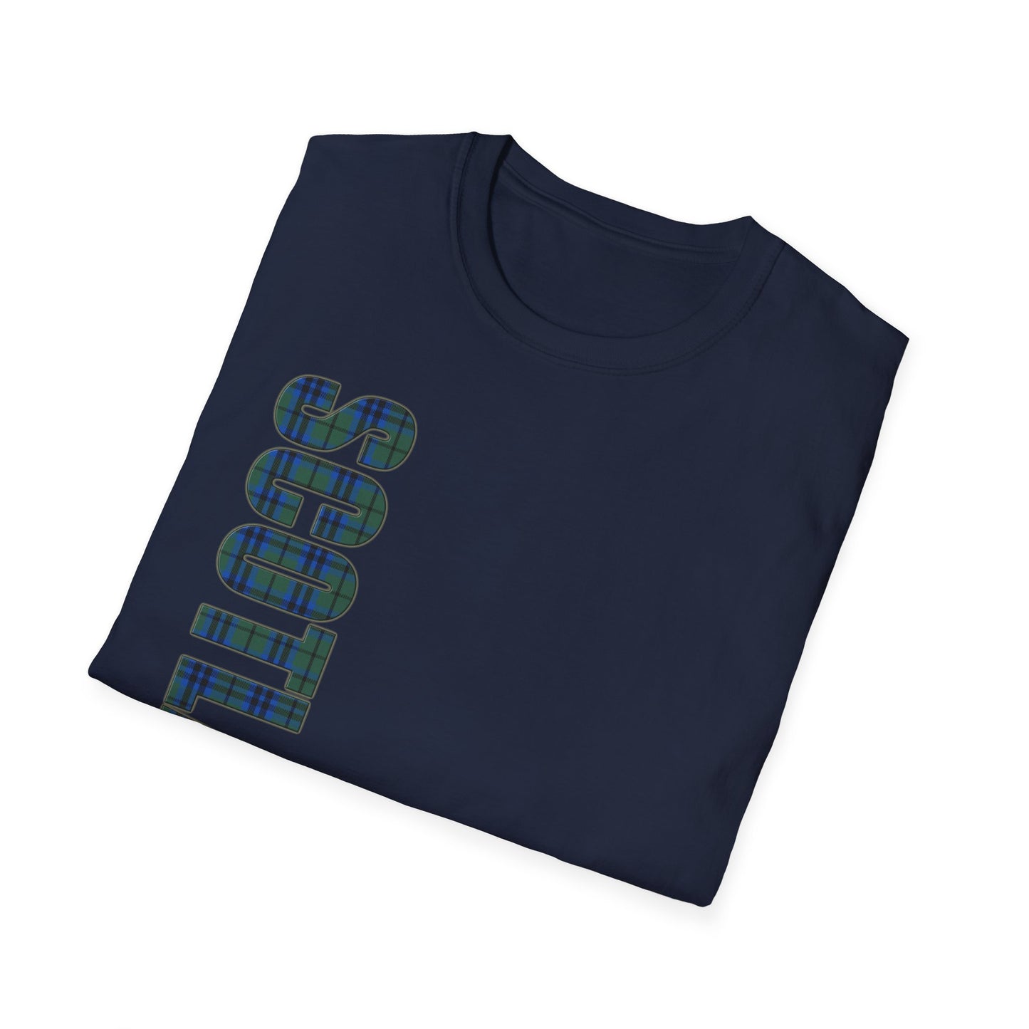 Tartan Scotland Lettrage Softstyle T-shirt unisexe, Keith Tartan Tee