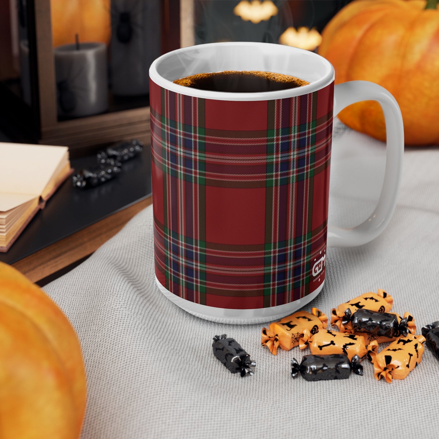 Tasse tartan rouge MacFarlane, Écosse