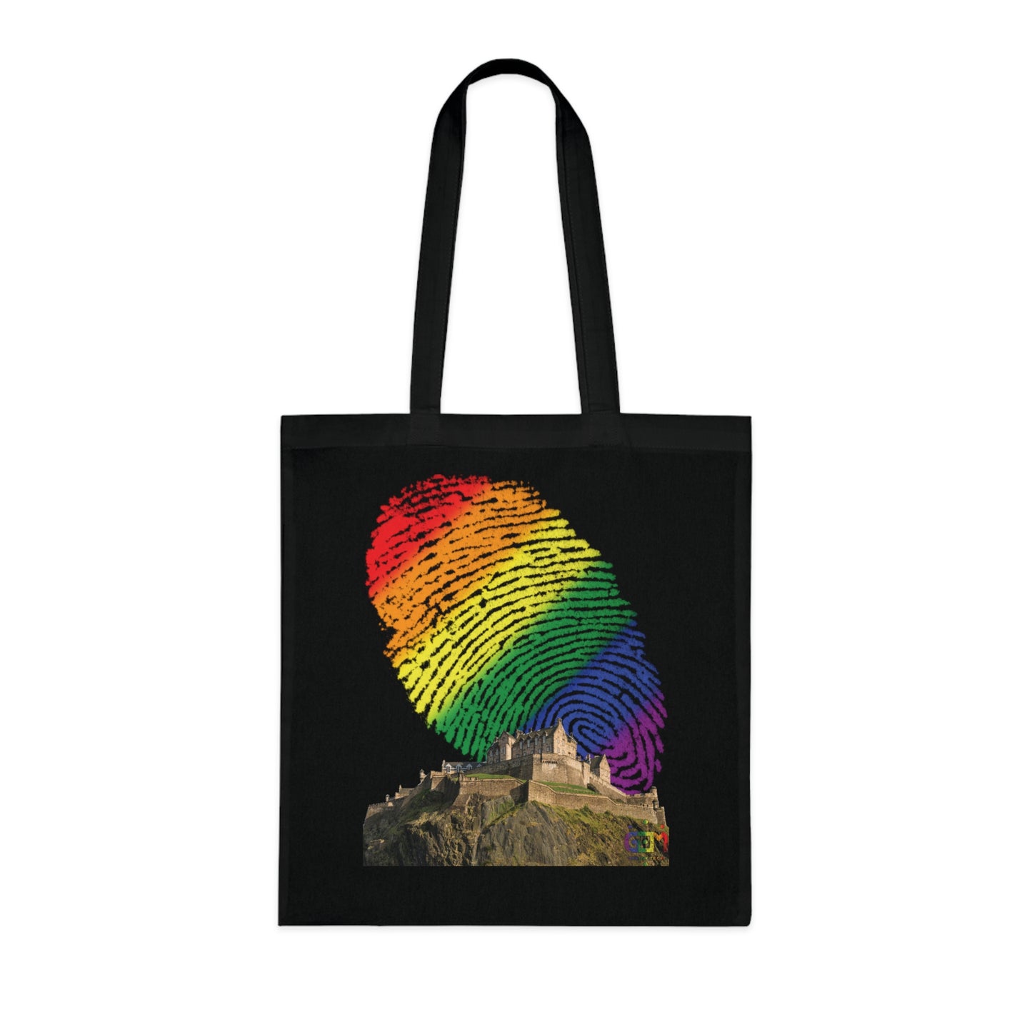 Ciel d'empreinte digitale de fierté du château d'Édimbourg Tote bag doublé