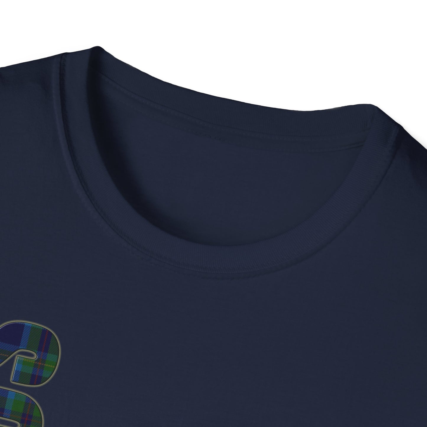 Tartan Scotland Lettrage Softstyle T-shirt unisexe, Miller Tartan Tee