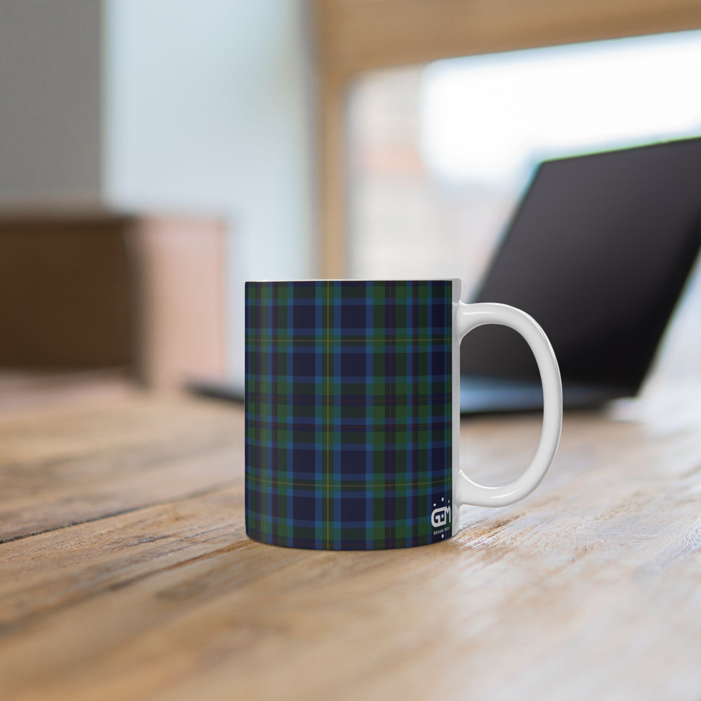 Scottish Tartan Mug 11oz, Miller Tartan