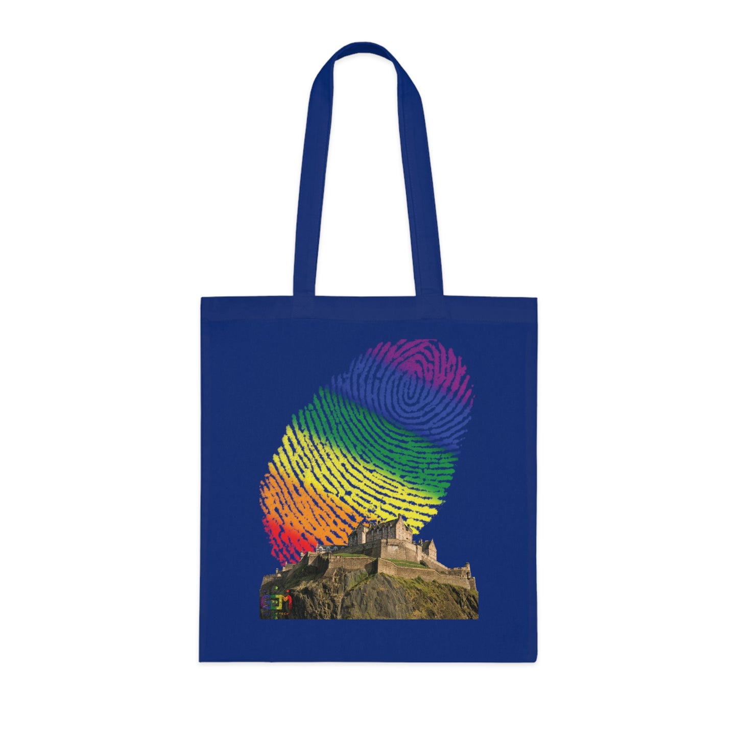 Ciel d'empreinte digitale de fierté du château d'Édimbourg Tote bag doublé