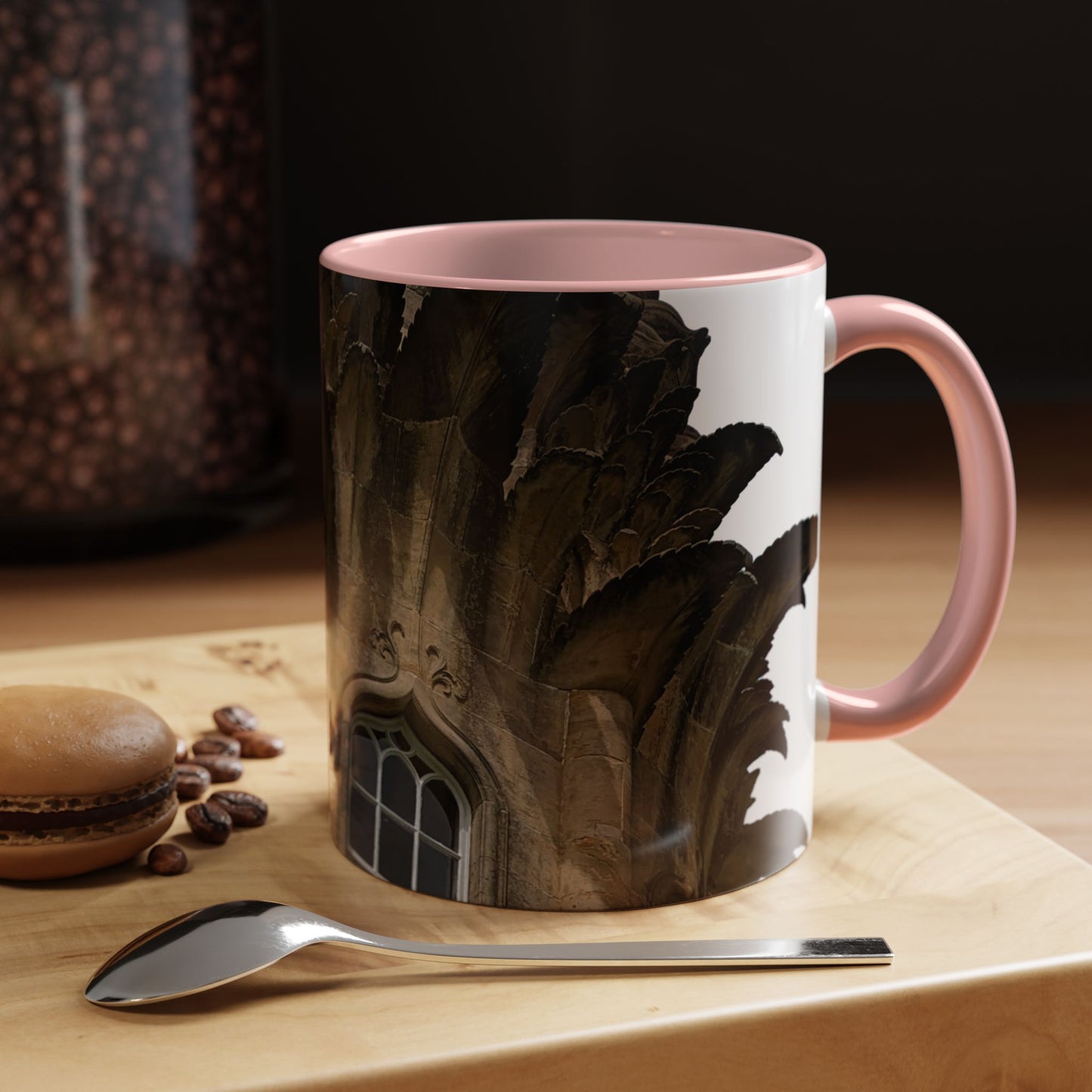 Tasses décoratives Écosse en gros plan - Scènes variées (rose)