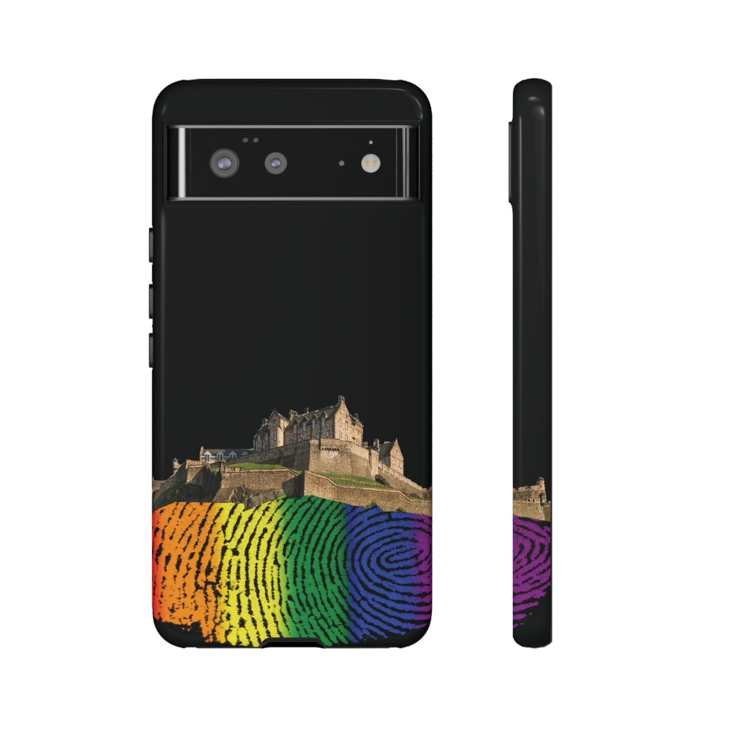Edinburgh Castle Pride Rockface Phone Case - Fingerprint, Various