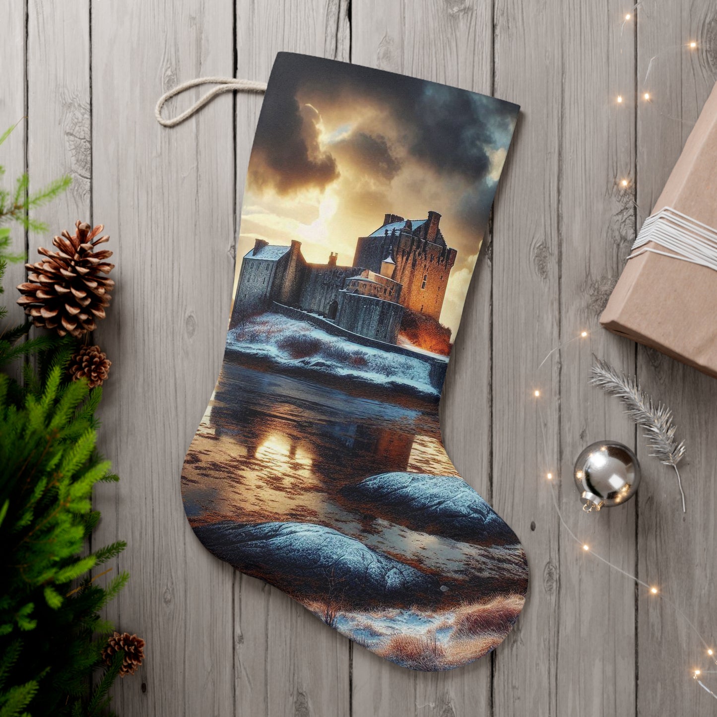 Chaussettes cadeaux d'hiver écossaises