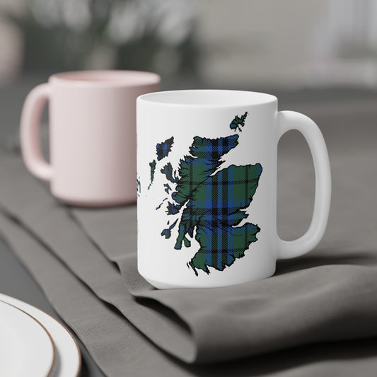 Tasse de carte de tartan d’Écosse - Keith Tartan, différentes tailles