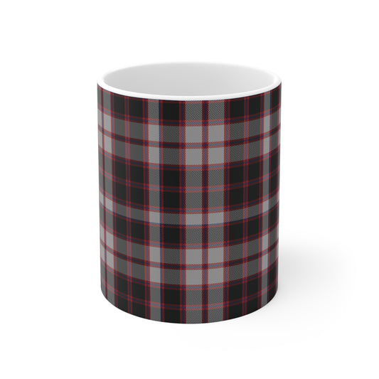 Scottish Tartan Mug 11oz, MacPherson Tartan