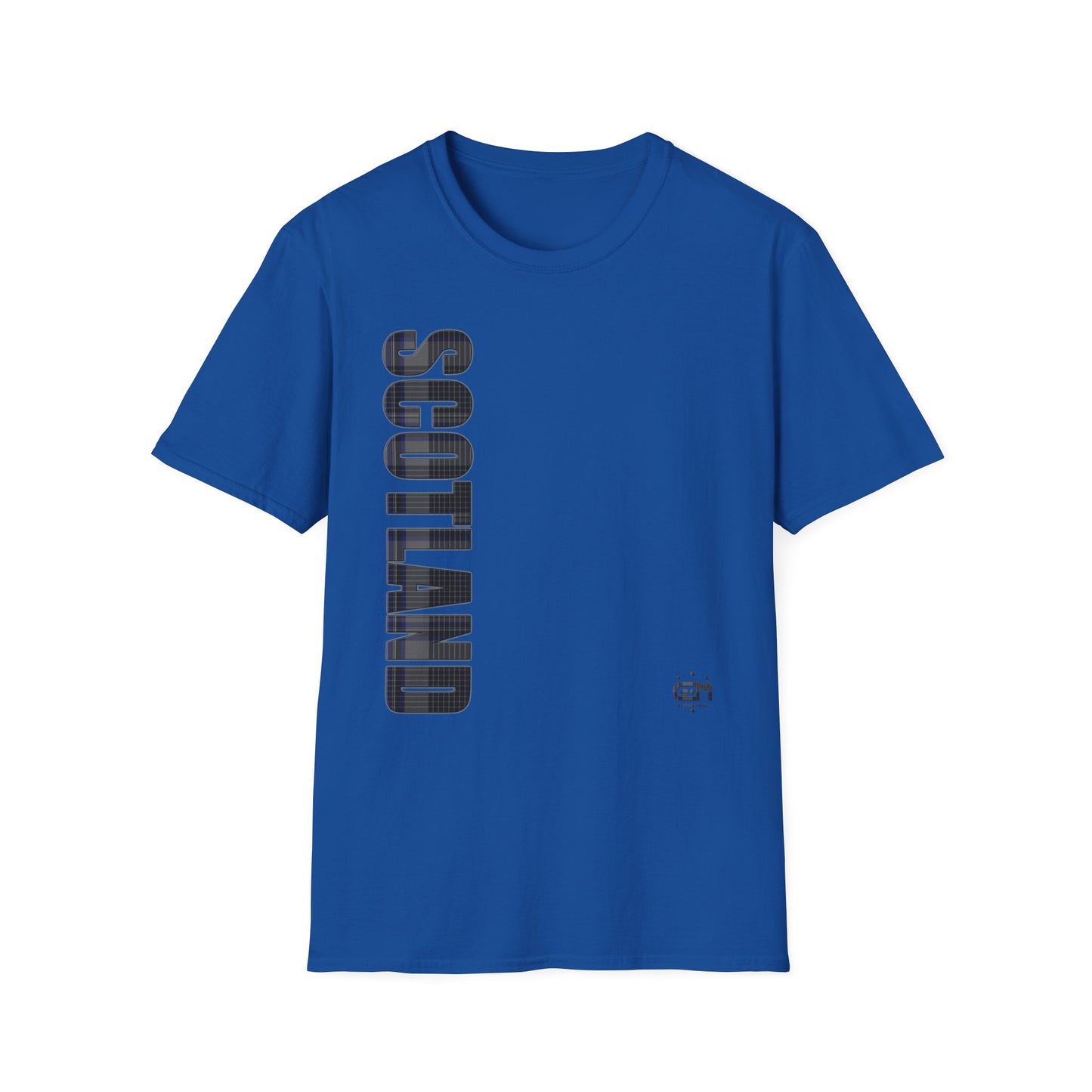 Tartan Scotland Lettrage Softstyle T-shirt unisexe, Hood Tartan Tee