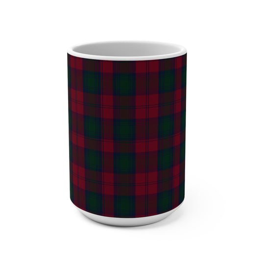 Scottish Tartan Mug 15oz, Lindsay Tartan