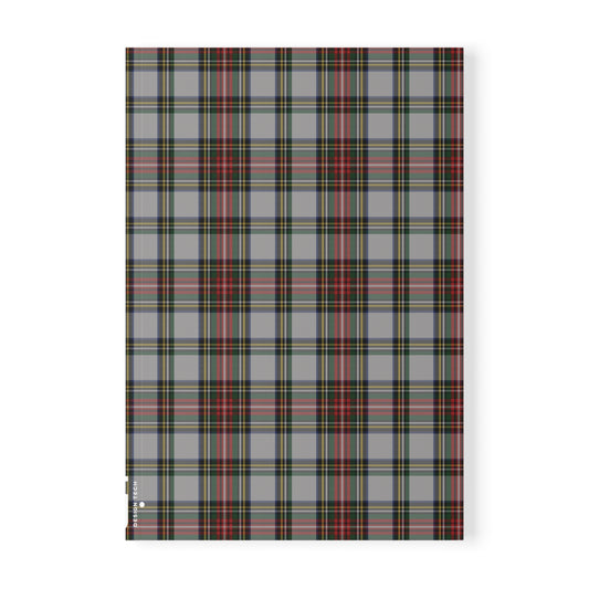 Scottish Tartan Softcover A5 Notebook - Stewart Dress