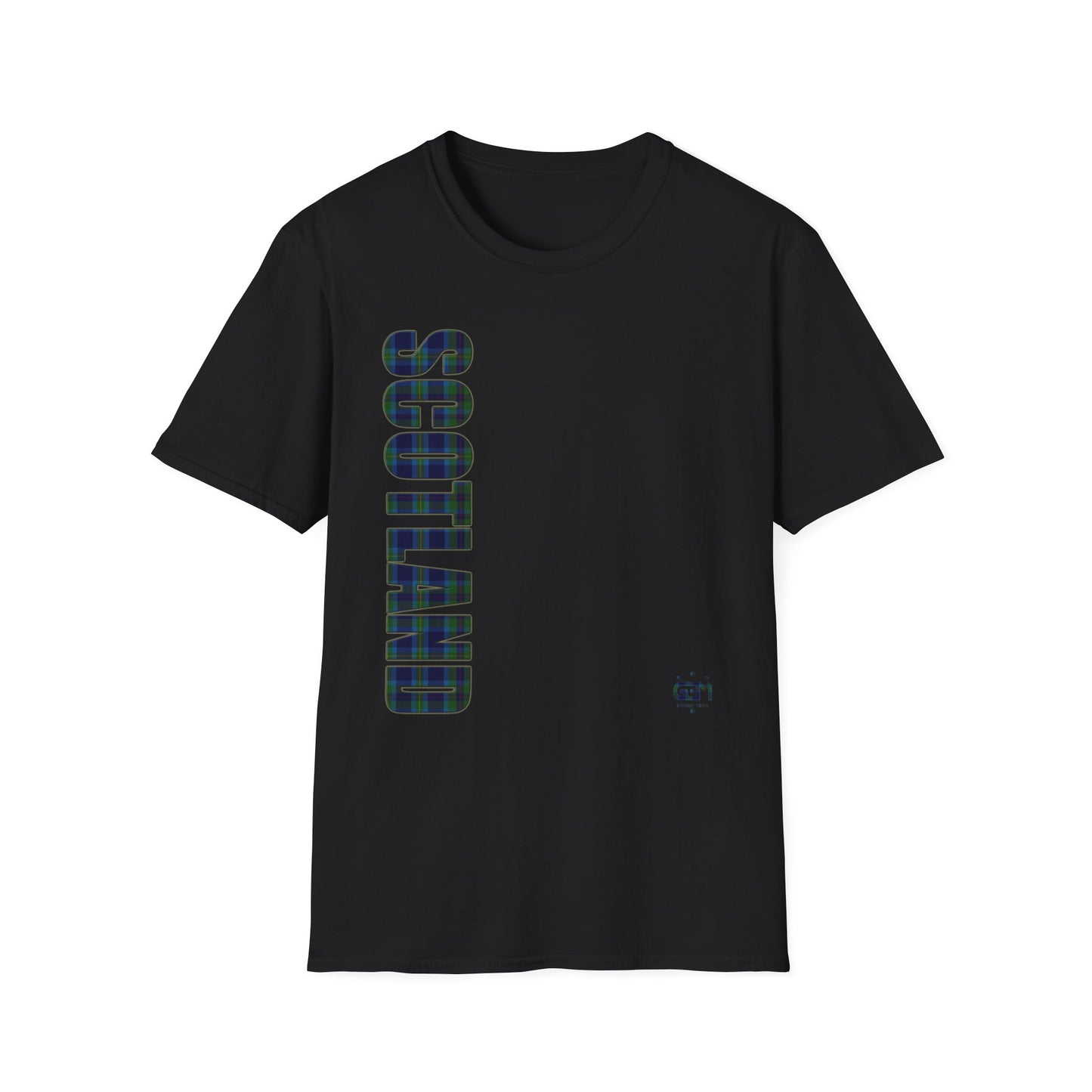 Tartan Scotland Lettrage Softstyle T-shirt unisexe, Miller Tartan Tee