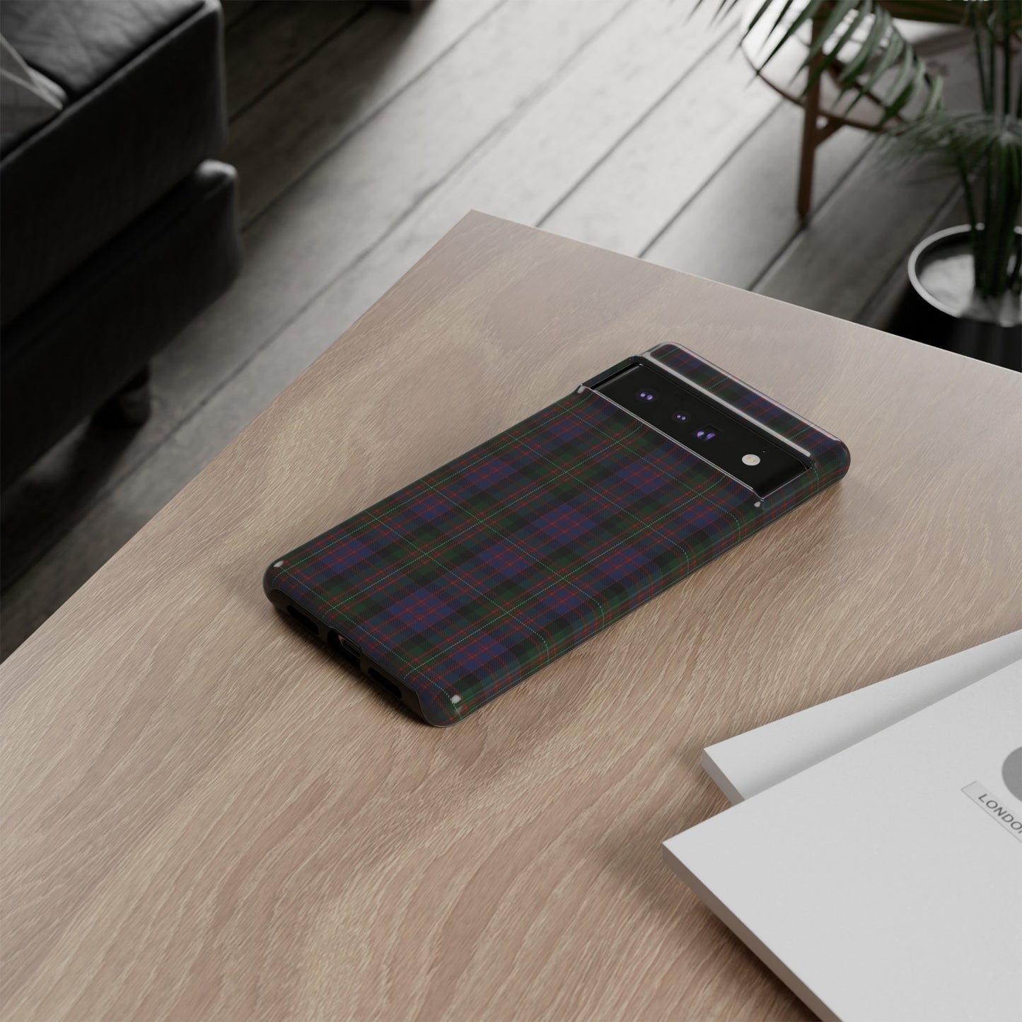 Étui de téléphone à motif tartan écossais - MacDonell, Divers