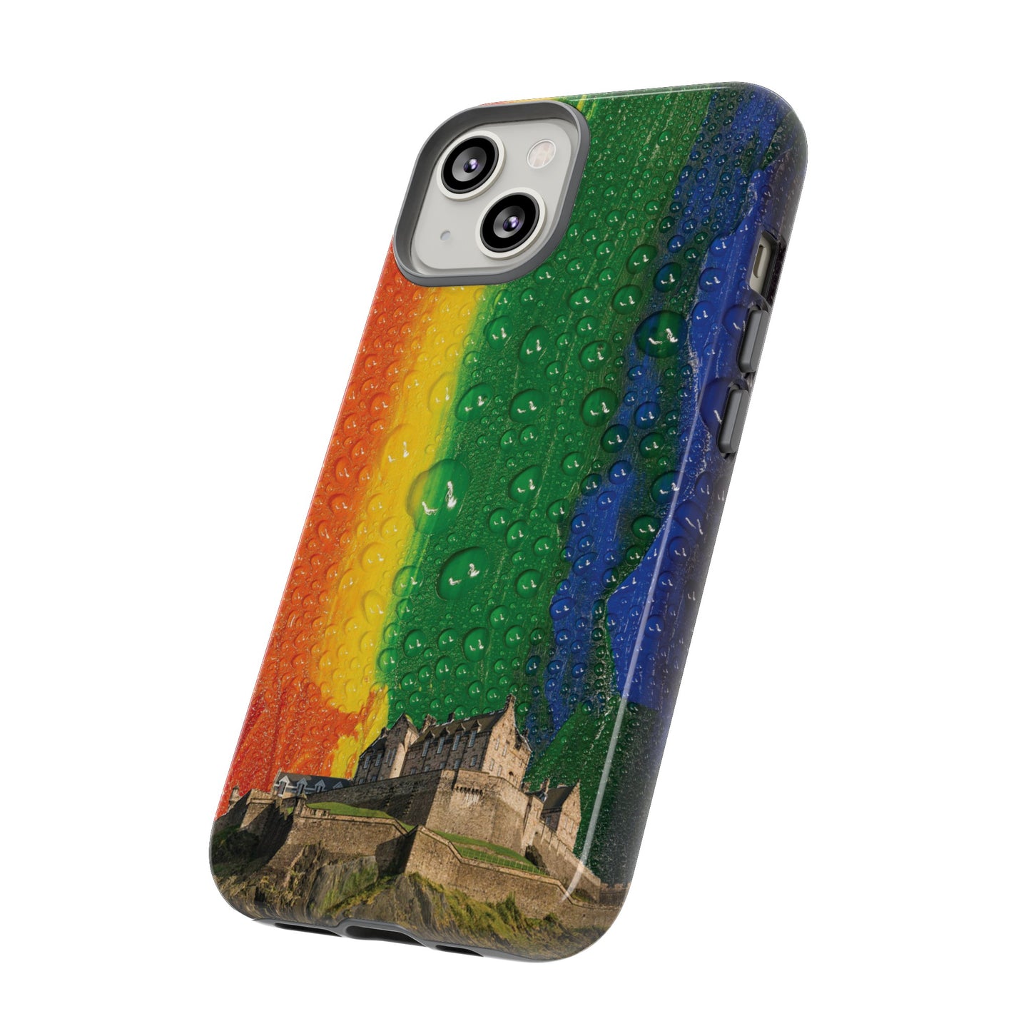 Edinburgh Castle Pride Phone Case - Rain, Various