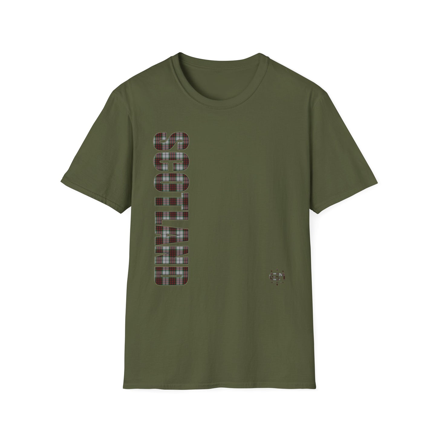 Tartan Scotland Lettrage Softstyle T-shirt unisexe, Fraser Tartan Tee