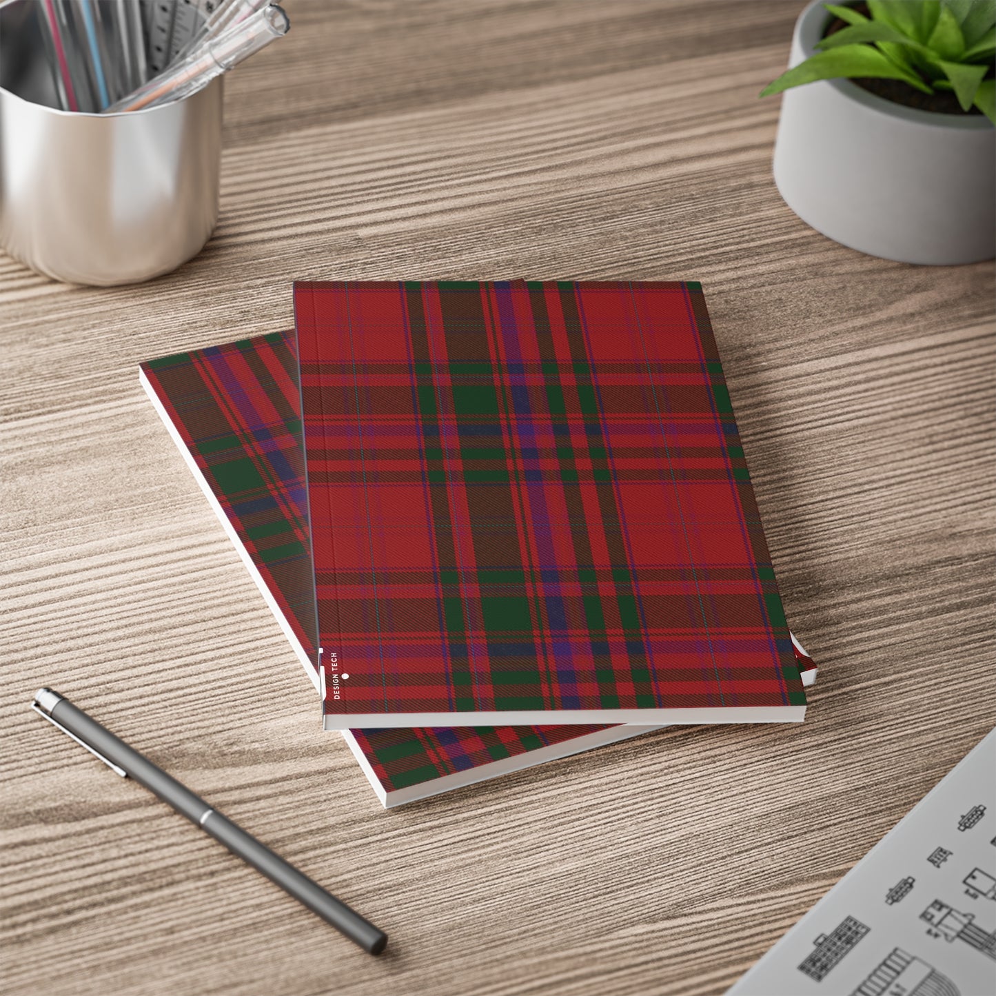 دفتر ملاحظات A5 من تصميم Scottish Tartan - MacDougall