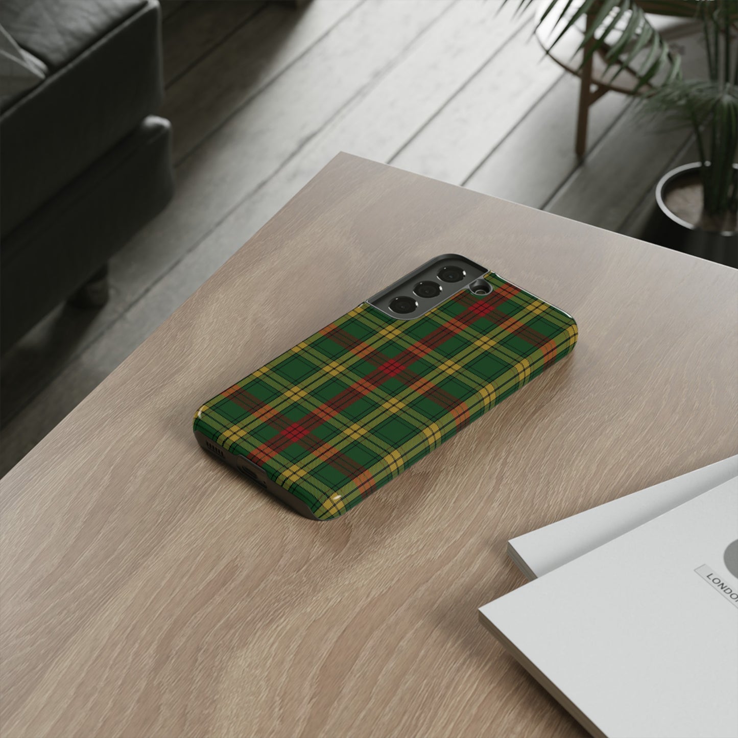 Étui de téléphone à motif tartan écossais - MacMillan, Divers