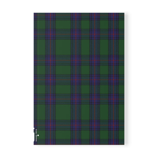 Scottish Tartan Softcover A5 Notebook - Shaw