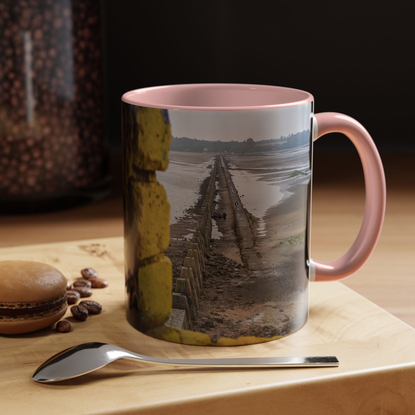 Tasses décoratives Écosse en gros plan - Scènes variées (rose)