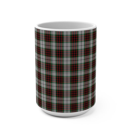 Scottish Tartan Mug 15oz, Fraser Tartan
