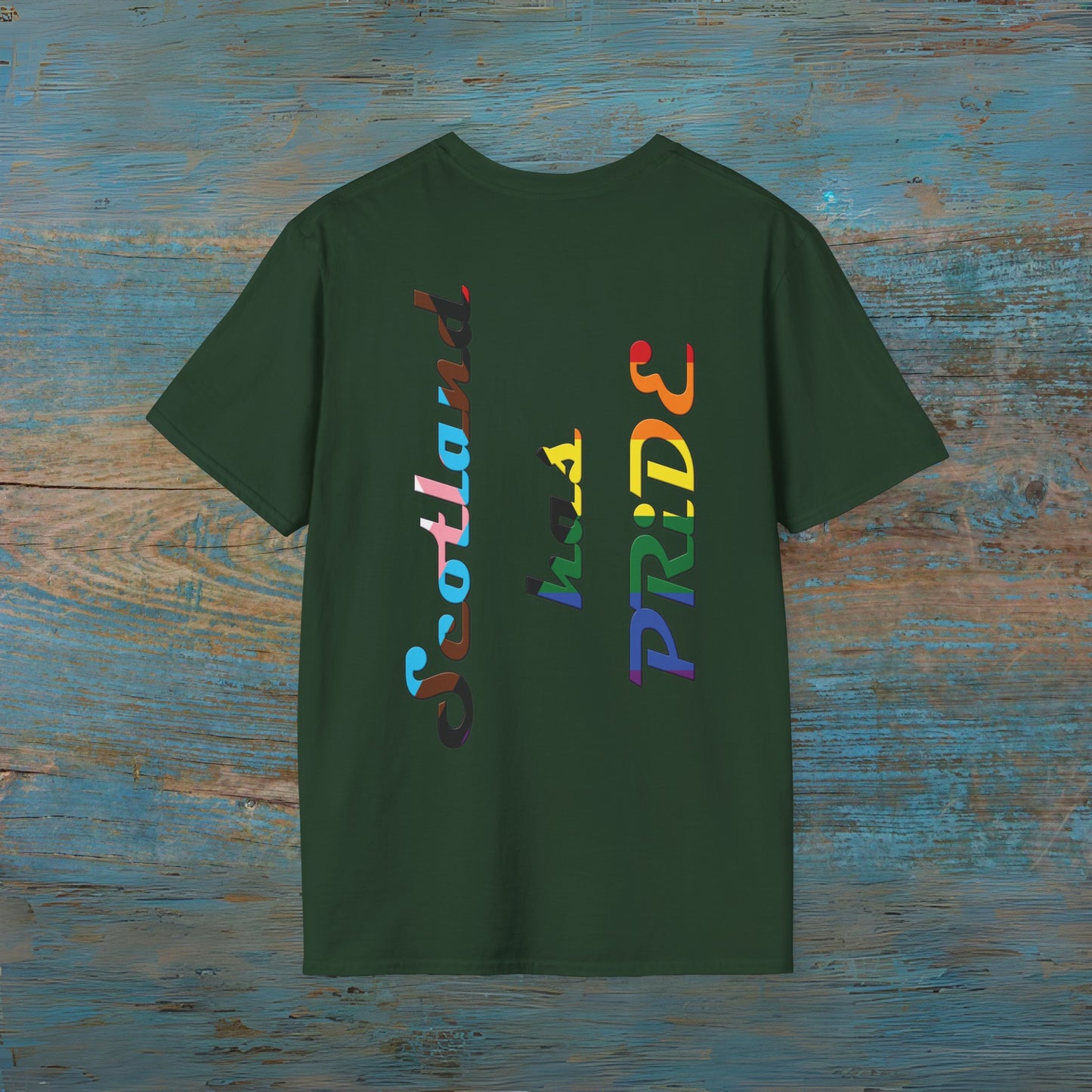 Scotland has PRiDE Progress Clan Regions Map Unisex T-Shirt, Various Colours