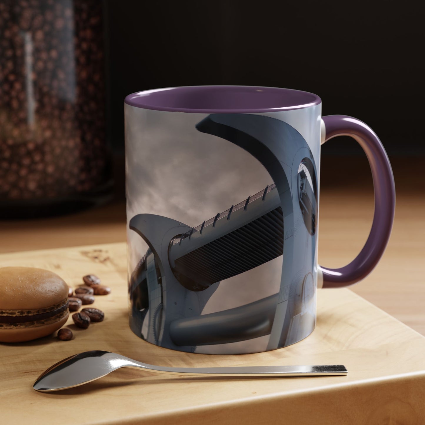 Tasses décoratives « Écosse en gros plan » - Scènes variées (violet)