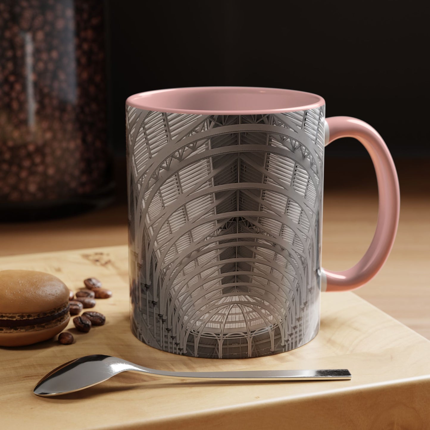 Tasses décoratives Écosse en gros plan - Scènes variées (rose)