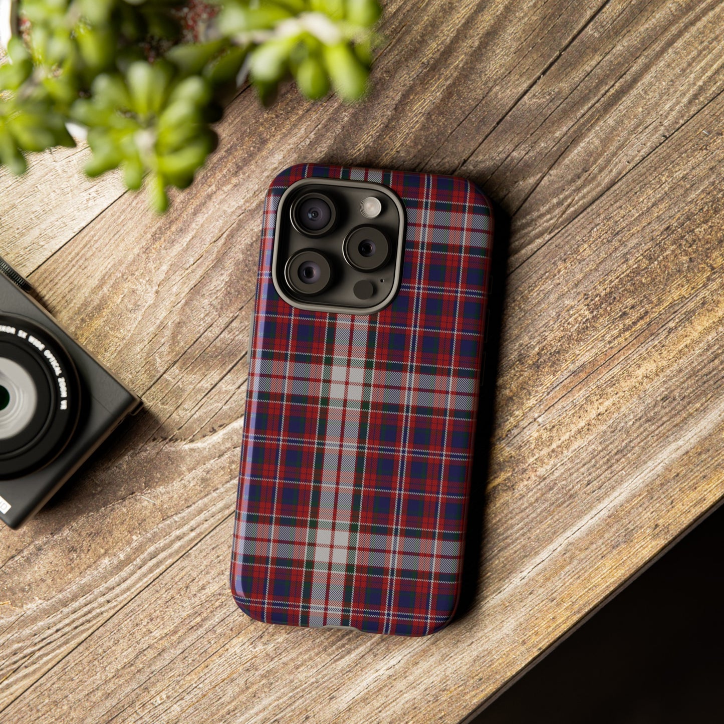 Étui de téléphone à motif tartan écossais - Robe MacFarlane, divers