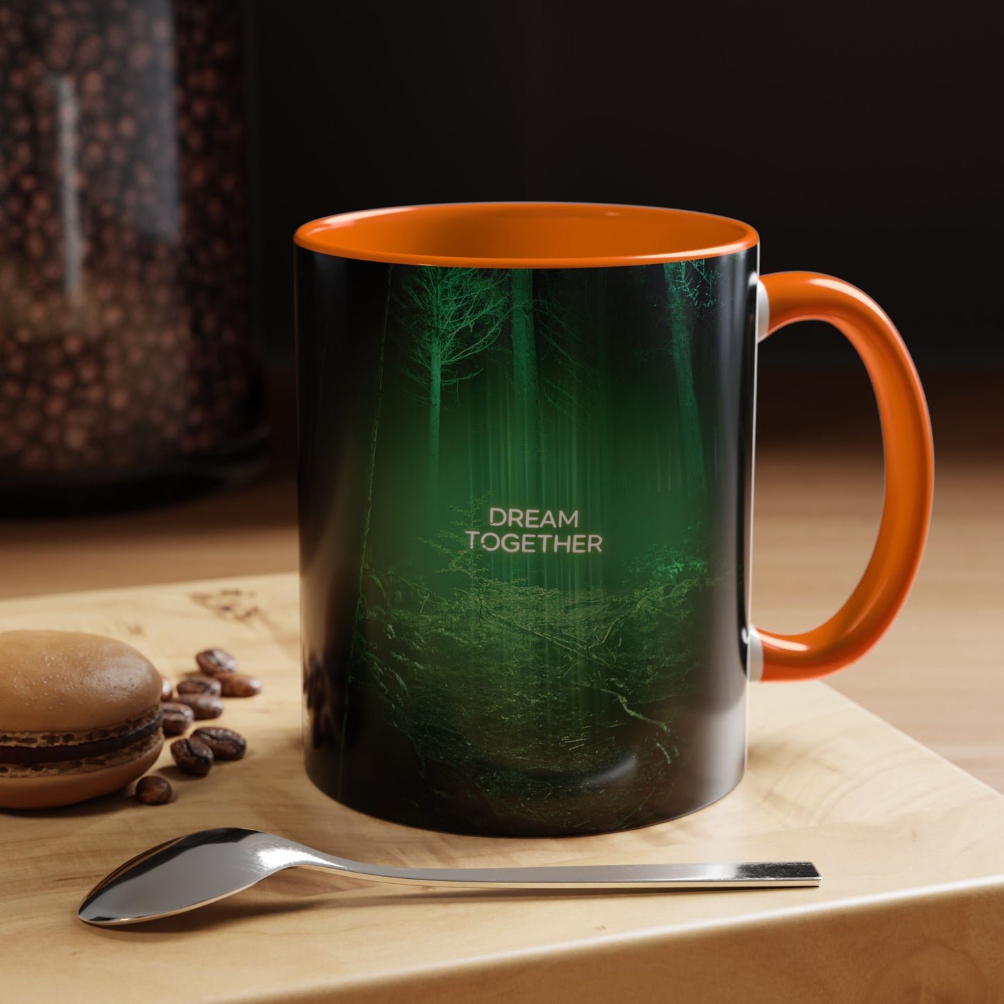 Tasses décoratives Écosse en gros plan - Scènes variées (orange)