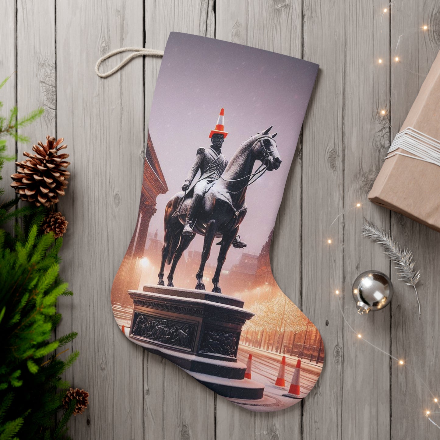 Chaussettes cadeaux d'hiver écossaises