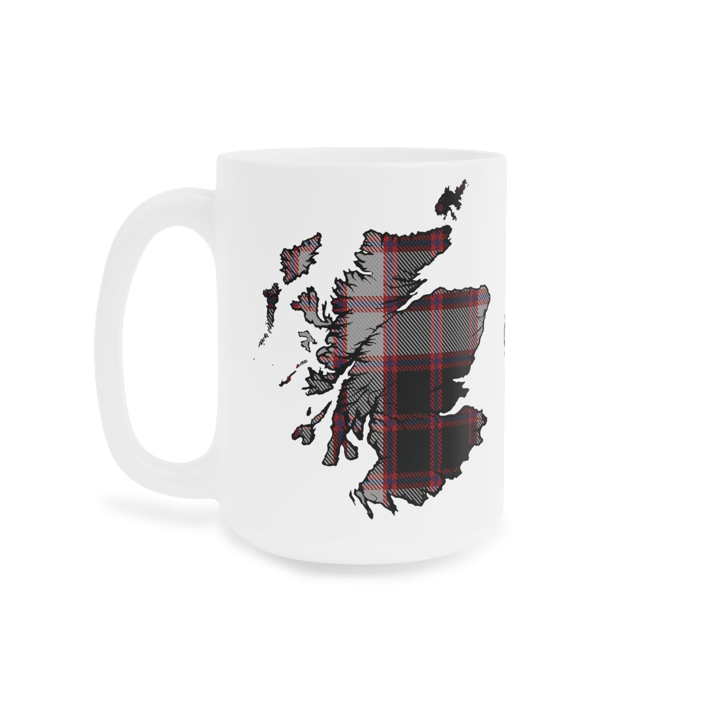 Tasse de carte de tartan d’Écosse - MacPherson Tartan, différentes tailles