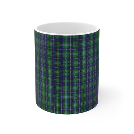 Scottish Tartan Mug 11oz, Douglas Tartan