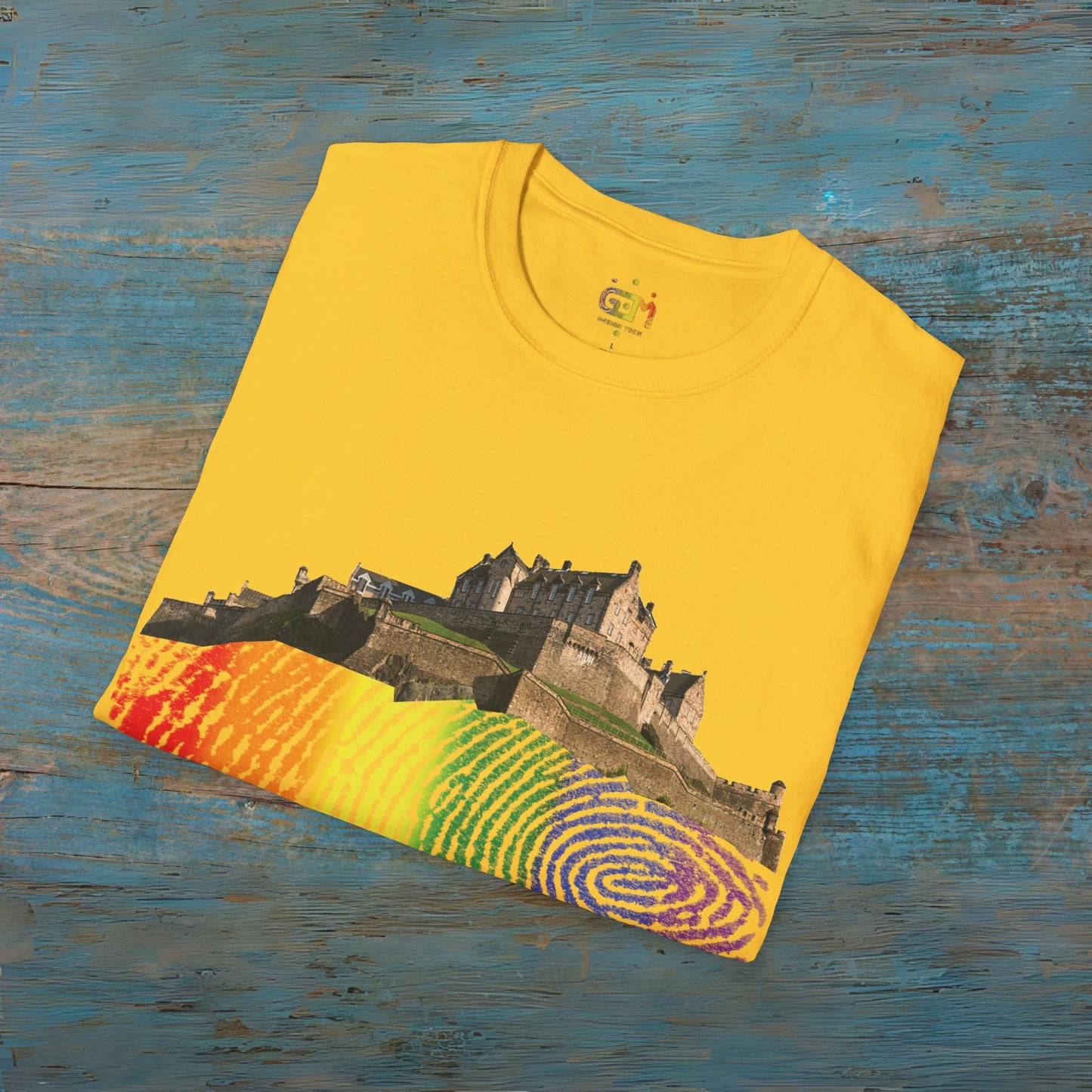 Edinburgh Castle on the Pride Rock Photo Unisex T-Shirt