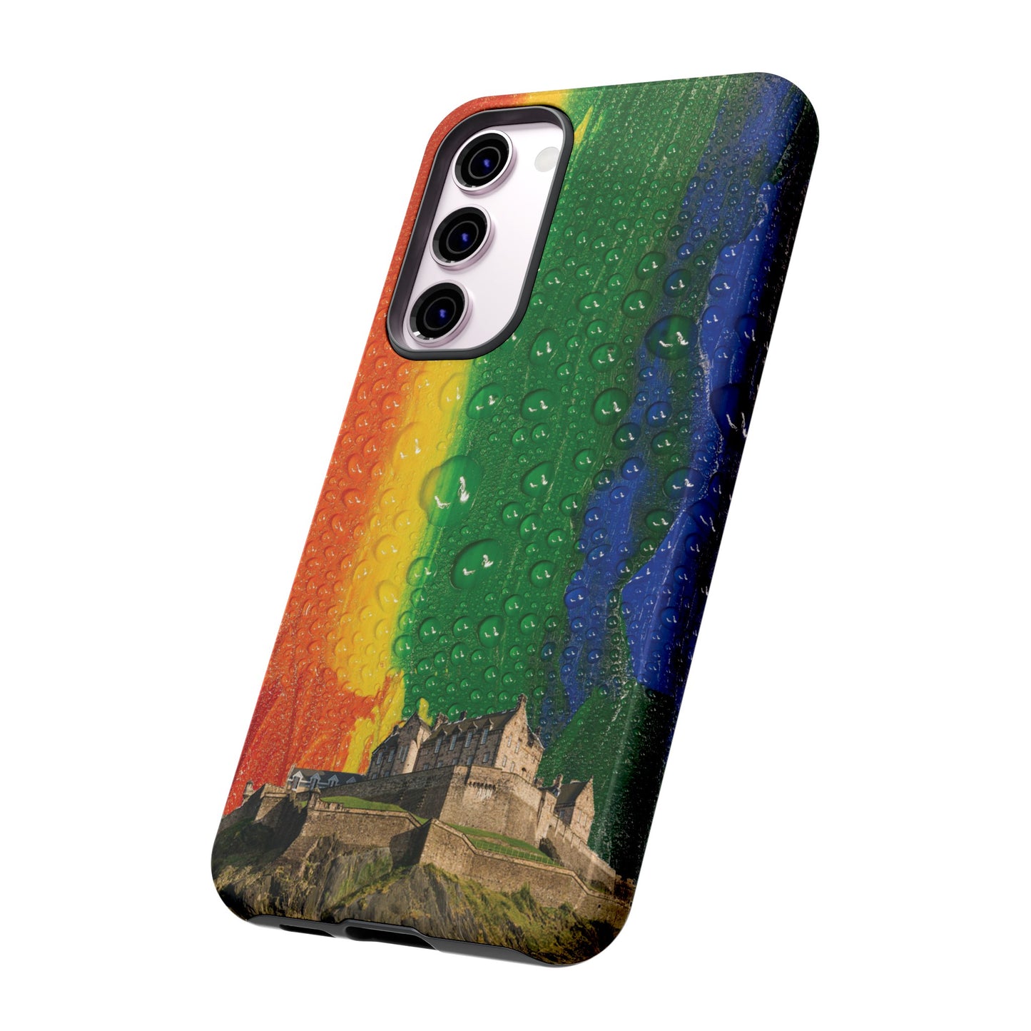 Edinburgh Castle Pride Phone Case - Rain, Various