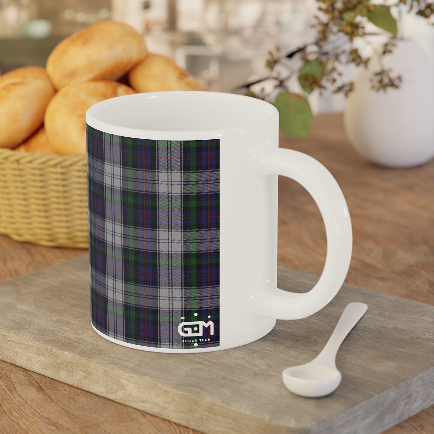 Tartan Mug - Argyle Dress Tartan, Écossais, Différentes Tailles