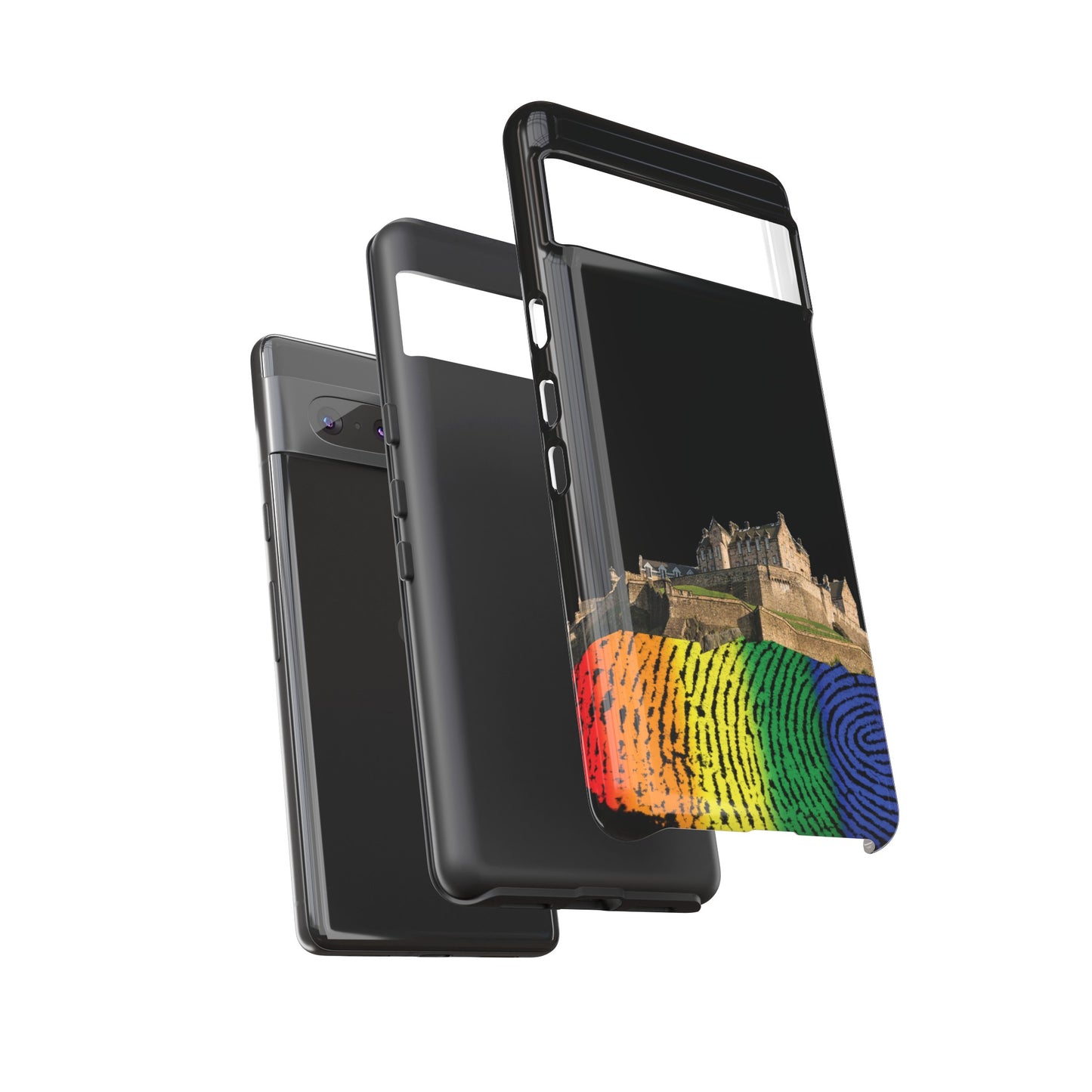 Edinburgh Castle Pride Rockface Phone Case - Fingerprint, Various