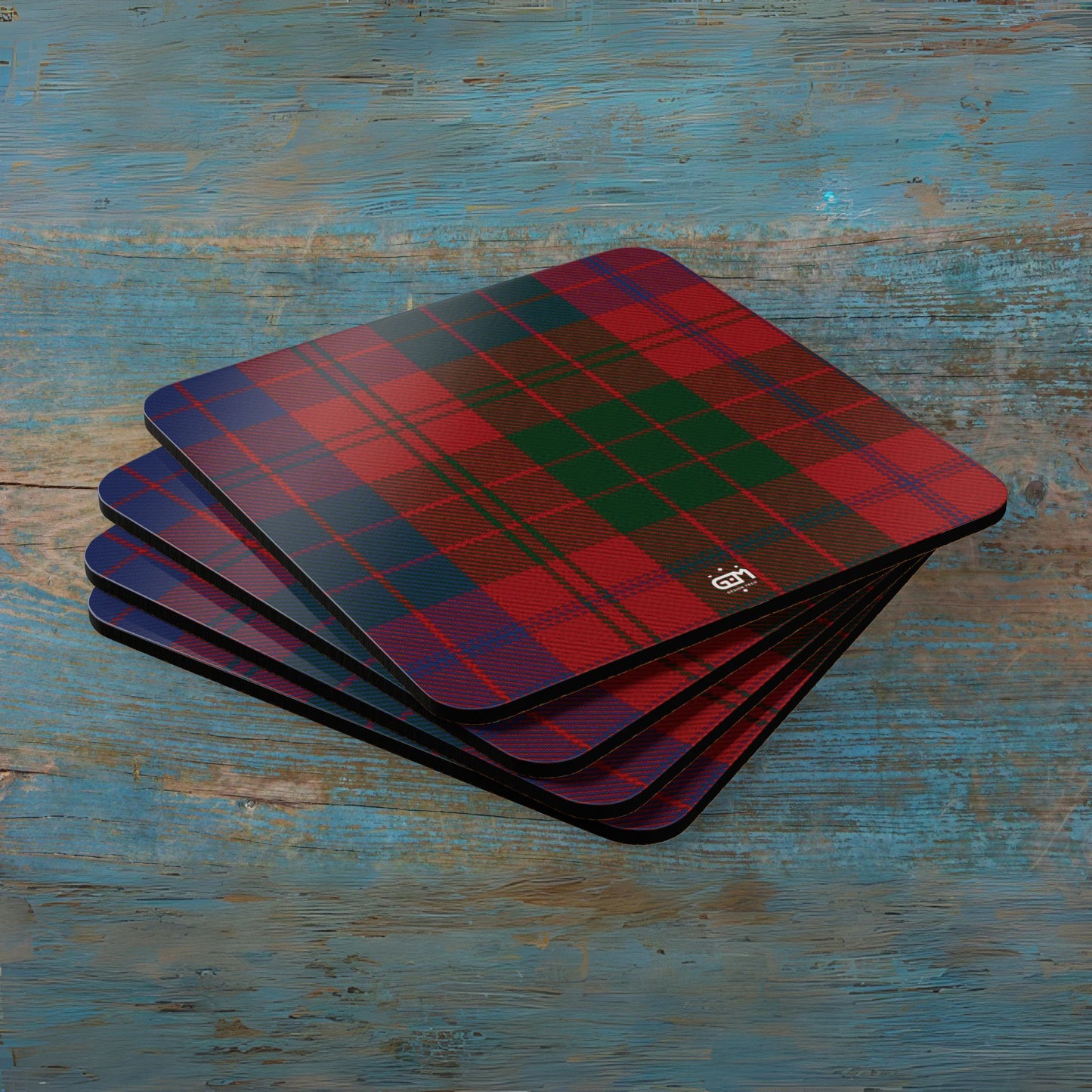 Scottish Tartan Cork Coaster Set (N-S)