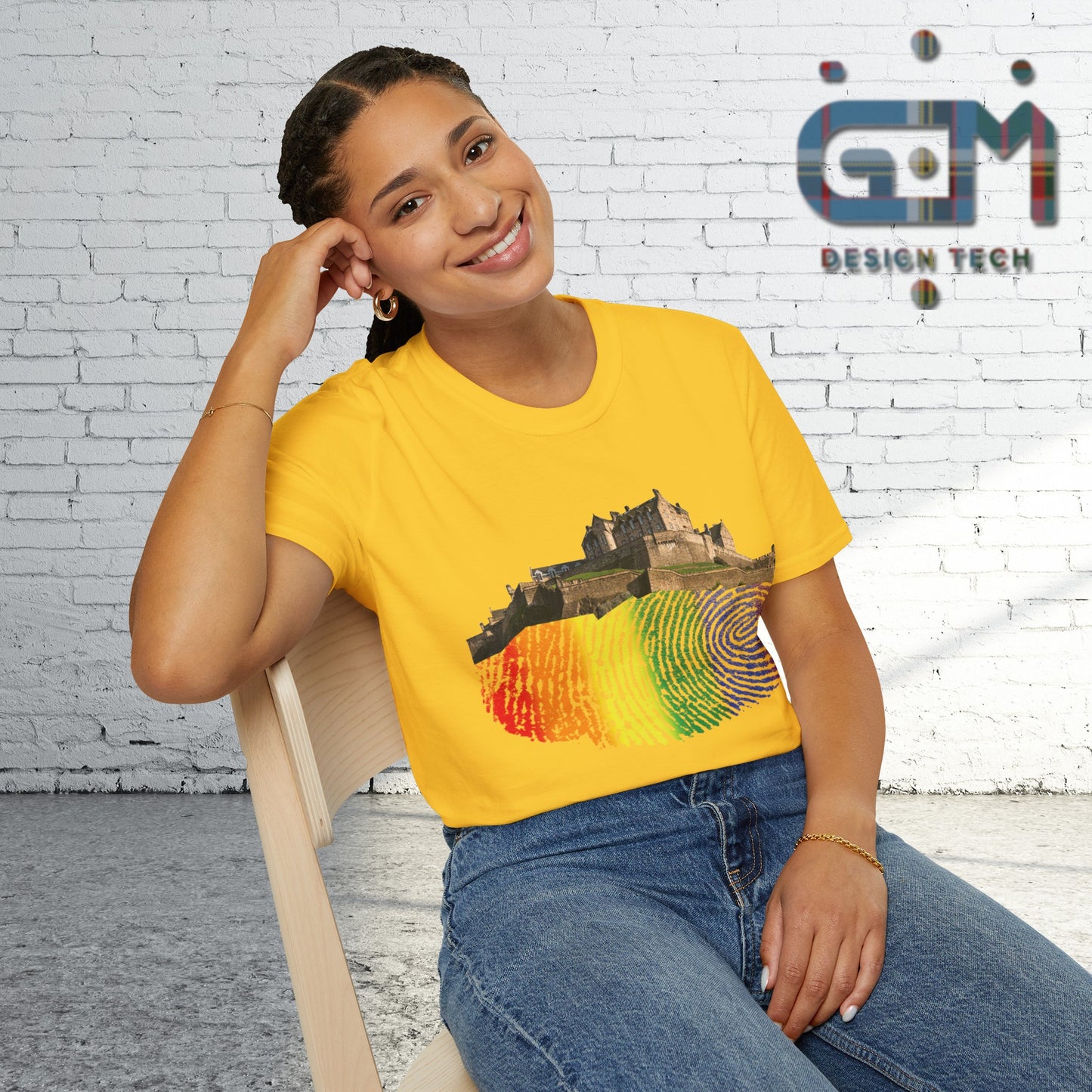 Edinburgh Castle on the Pride Rock Photo Unisex T-Shirt