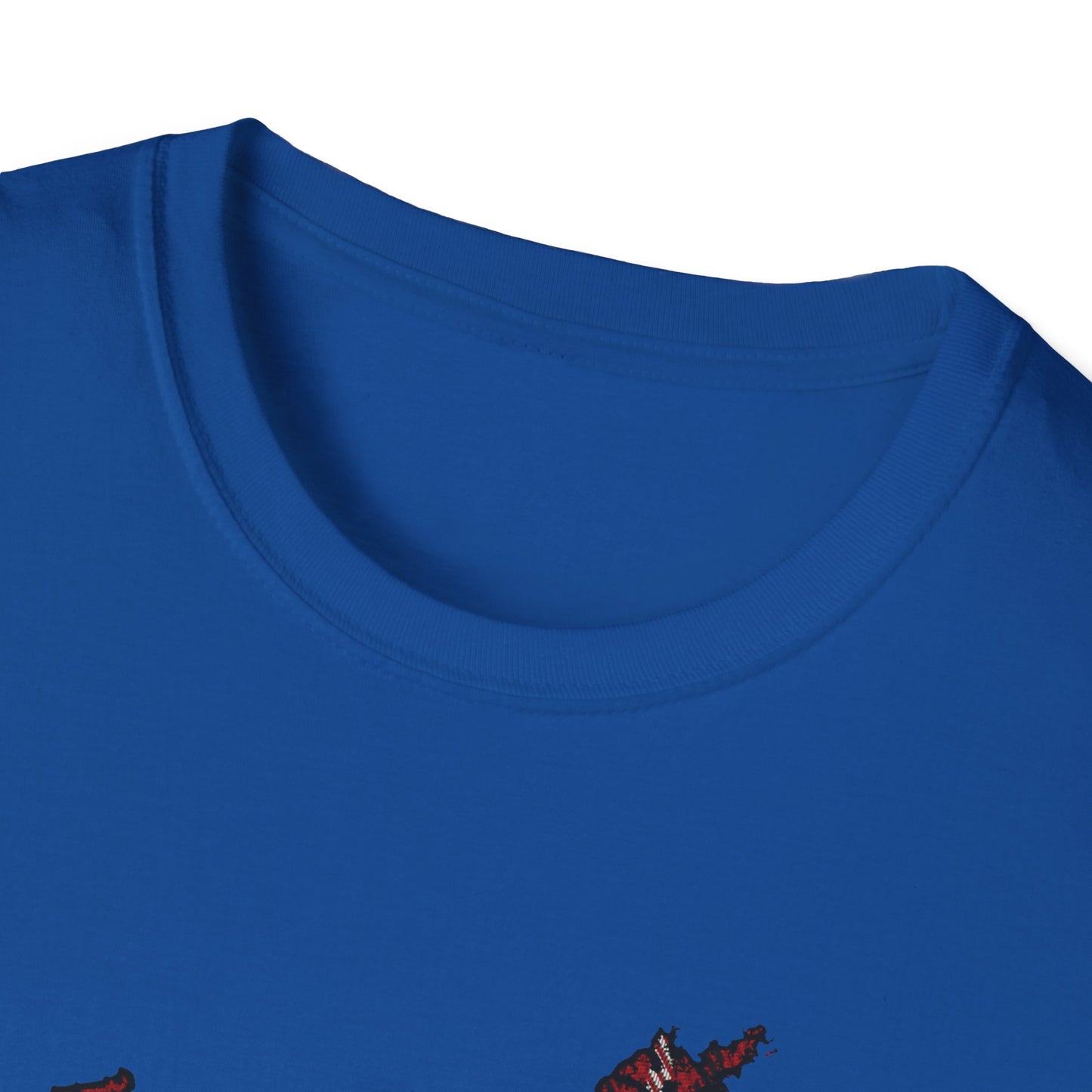 Tartan Scotland Map Softstyle Unisex T-Shirt - Stewart Royal Tartan Tee