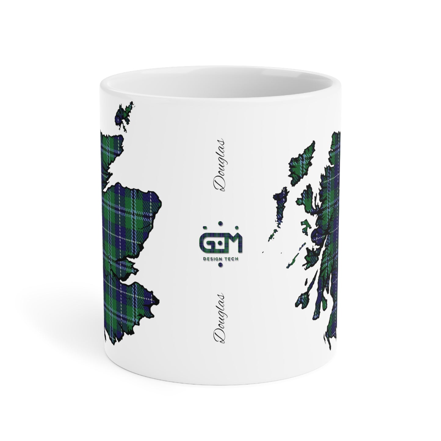 Tasse de carte de tartan d’Écosse - Douglas Tartan, différentes tailles