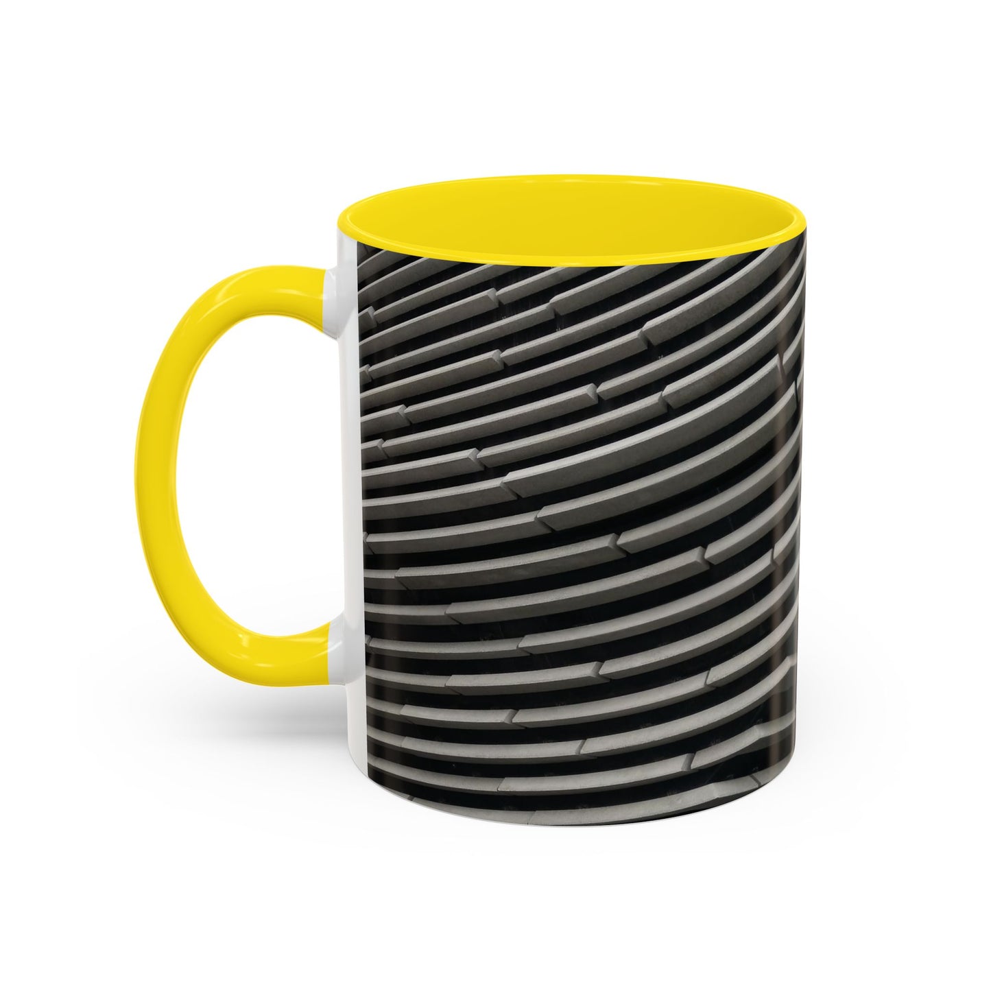 Tasses décoratives Écosse en gros plan - Scènes variées (jaune)