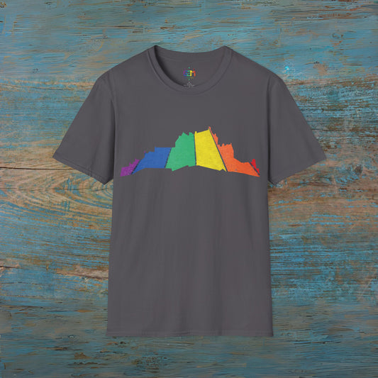 تي شيرت للجنسين من إدنبره كاسل برايد رود آرت