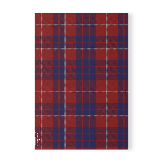 Scottish Tartan Softcover A5 Notebook - Hamilton