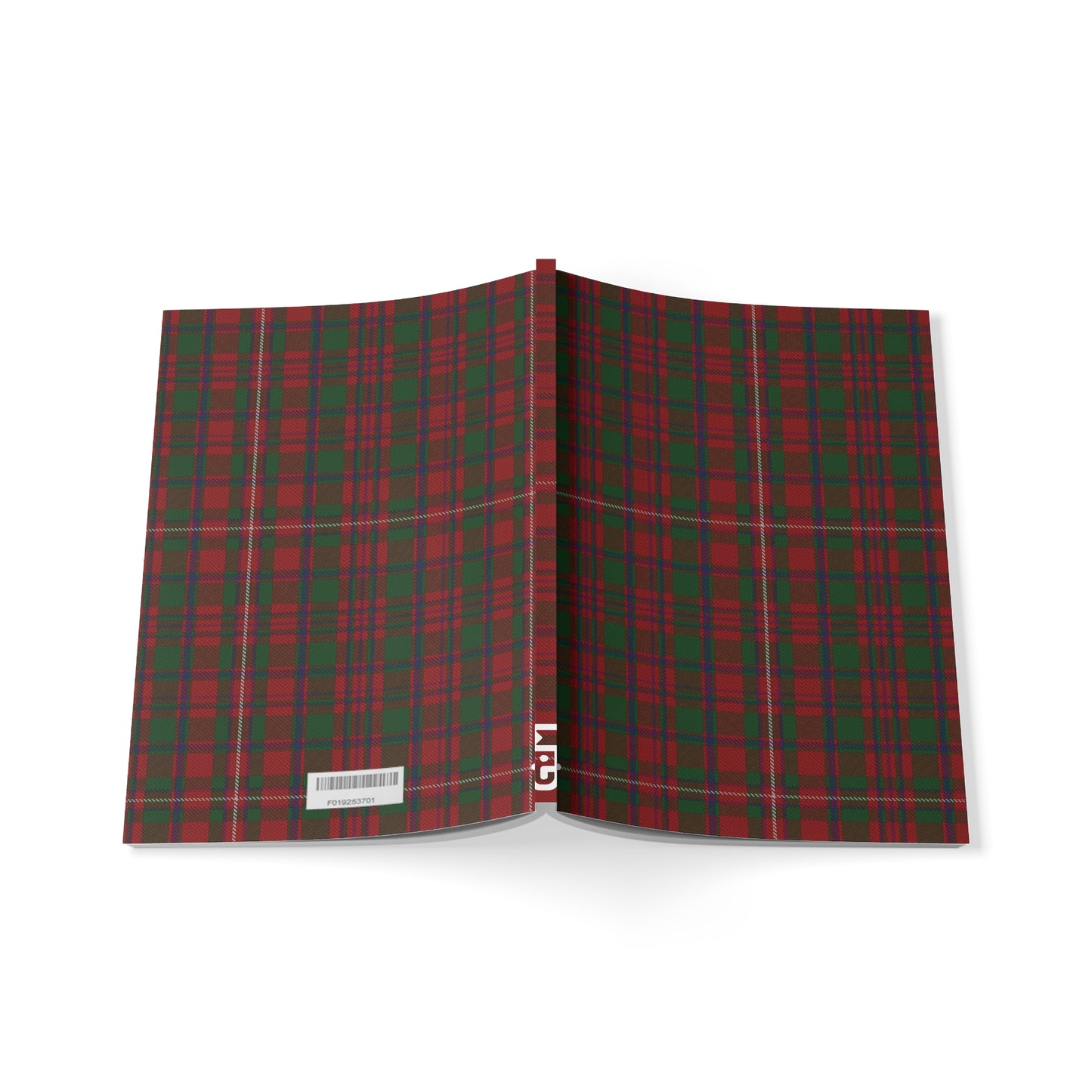 Carnet de notes A5 à couverture souple avec motif tartan écossais - MacKinnon